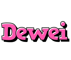 Dewei girlish logo