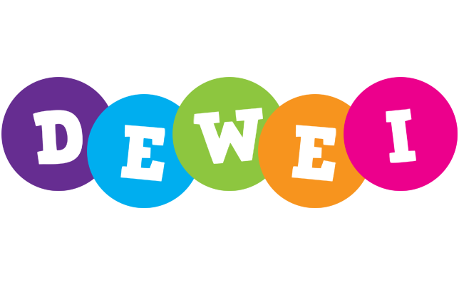 Dewei happy logo