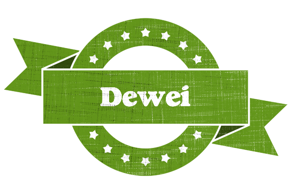 Dewei natural logo