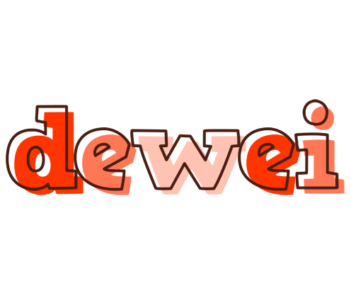 Dewei paint logo