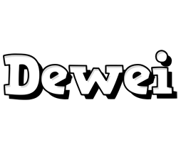 Dewei snowing logo