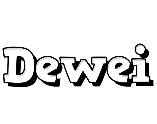 Dewei snowing logo
