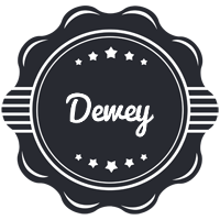 Dewey badge logo