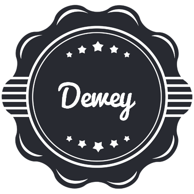 Dewey badge logo