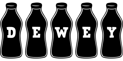 Dewey bottle logo