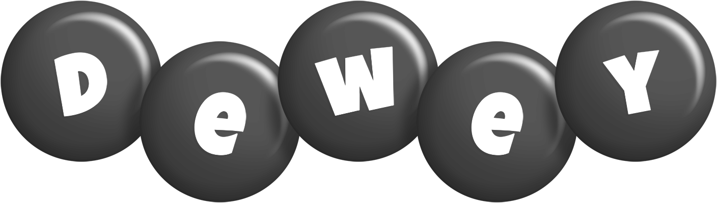 Dewey candy-black logo