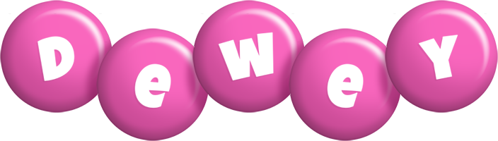 Dewey candy-pink logo