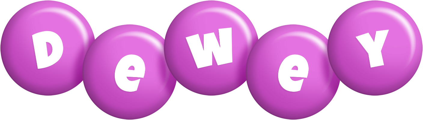 Dewey candy-purple logo