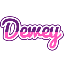 Dewey cheerful logo