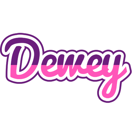 Dewey cheerful logo