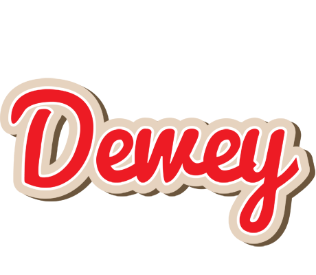 Dewey chocolate logo
