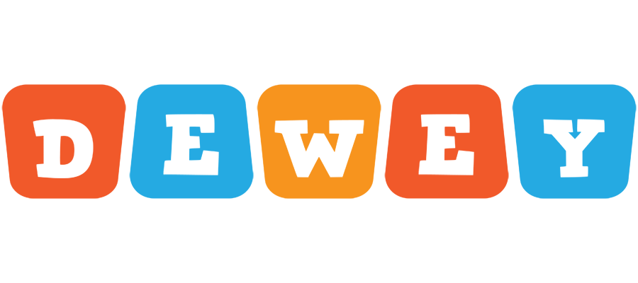 Dewey comics logo