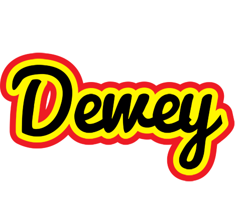 Dewey flaming logo