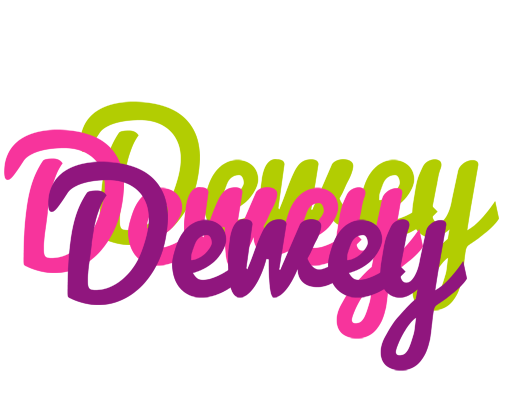 Dewey flowers logo