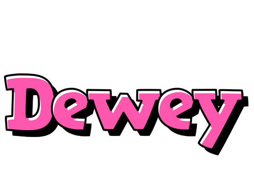 Dewey girlish logo