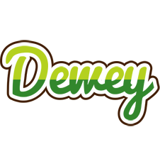 Dewey golfing logo