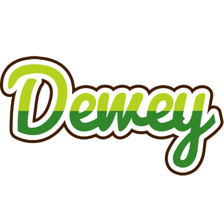 Dewey golfing logo
