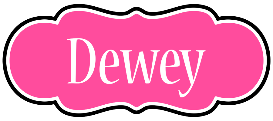 Dewey invitation logo