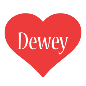 Dewey love logo