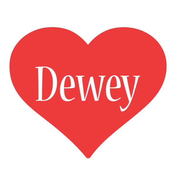 Dewey love logo