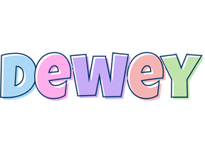 Dewey pastel logo
