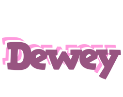 Dewey relaxing logo