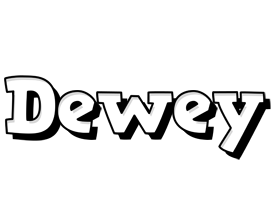 Dewey snowing logo