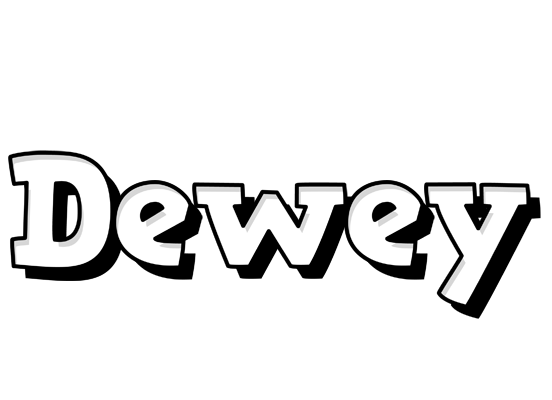 Dewey snowing logo