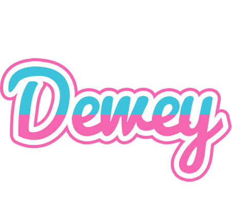 Dewey woman logo
