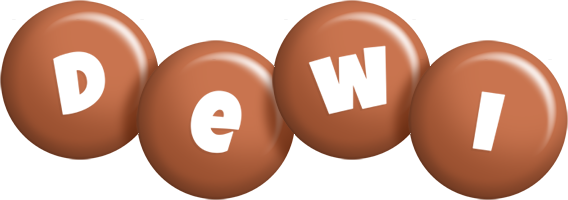 Dewi candy-brown logo
