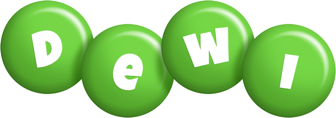 Dewi candy-green logo