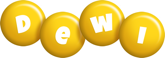 Dewi candy-yellow logo