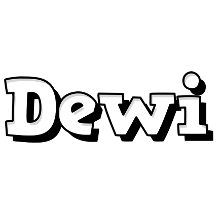 Dewi snowing logo