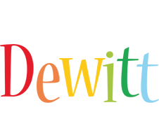 Dewitt birthday logo