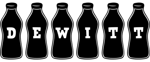 Dewitt bottle logo