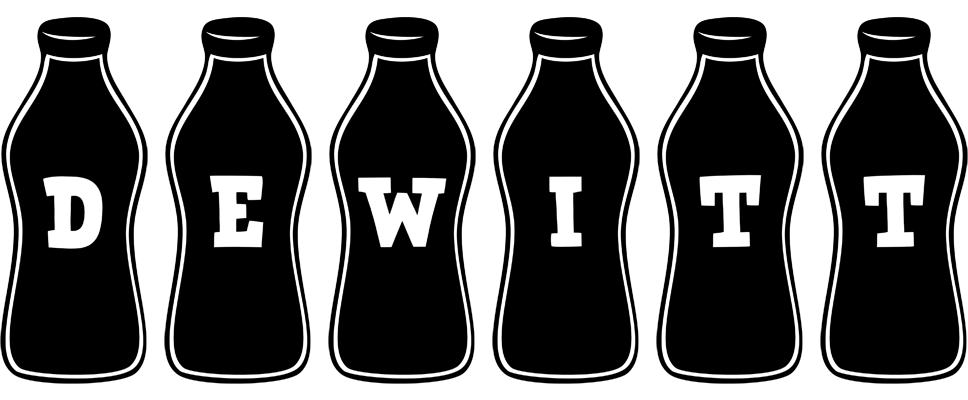 Dewitt bottle logo