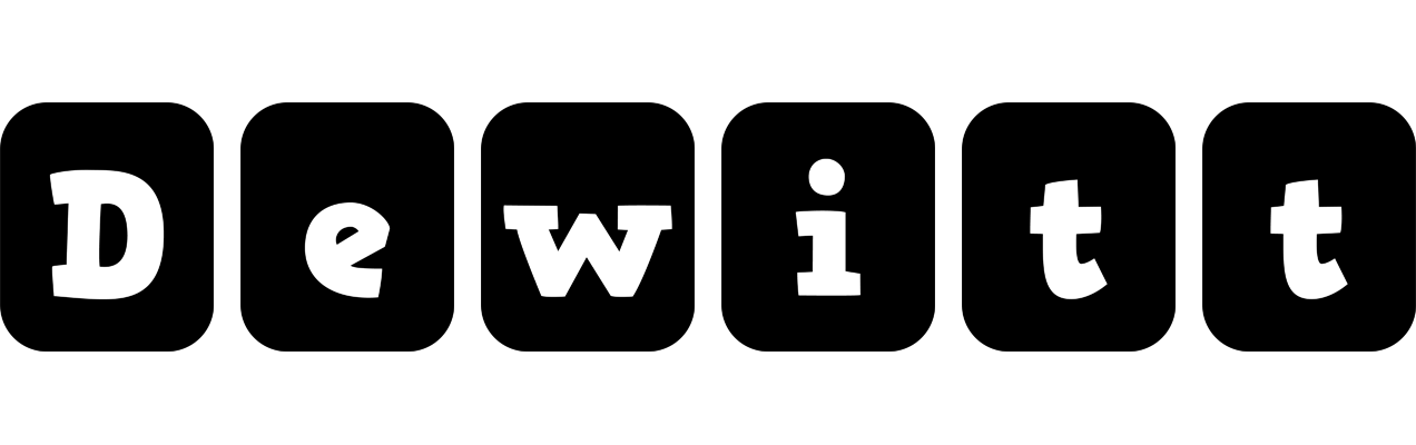 Dewitt box logo