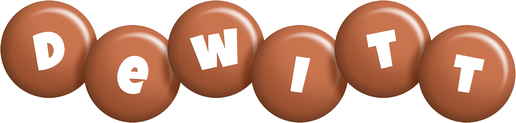 Dewitt candy-brown logo