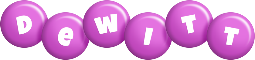 Dewitt candy-purple logo