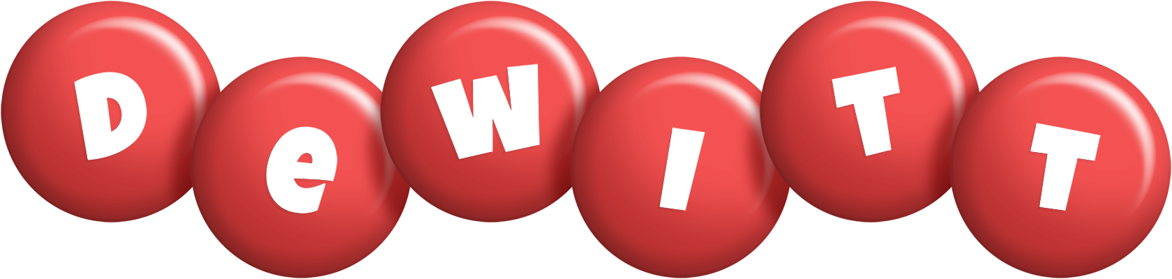 Dewitt candy-red logo