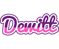 Dewitt cheerful logo