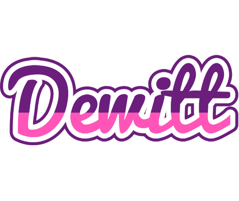 Dewitt cheerful logo