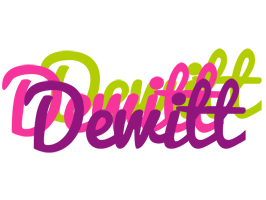 Dewitt flowers logo