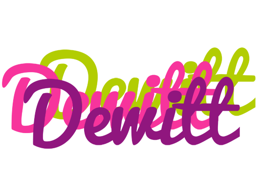 Dewitt flowers logo