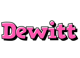 Dewitt girlish logo