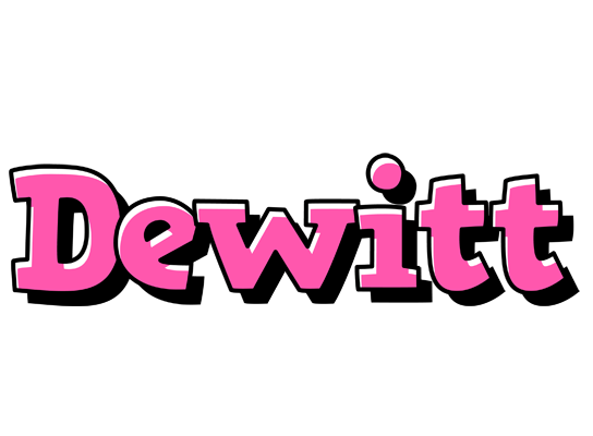 Dewitt girlish logo