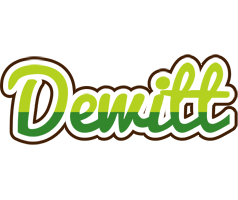 Dewitt golfing logo