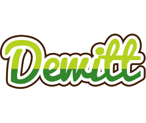 Dewitt golfing logo