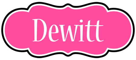 Dewitt invitation logo