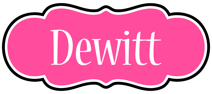 Dewitt invitation logo
